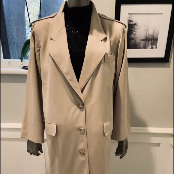 Christian Dior Vintage CLASSIC Long Coat XL/14 - Picture 1 of 11